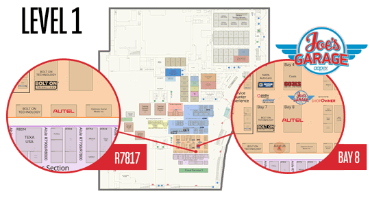 AAPEX Booths R7817 - Bay 8